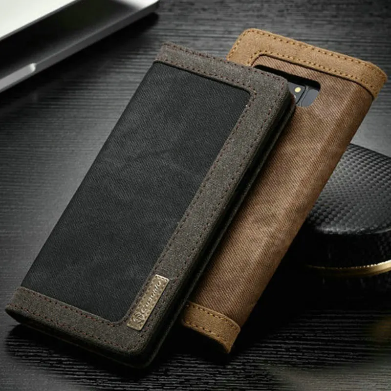 

Original CaseMe Flip Denim Case for Samsung Galaxy Note8 S9 S8 Plus Stand Wallet Case for Note 9 S10 Plus S10e Case Kickstand