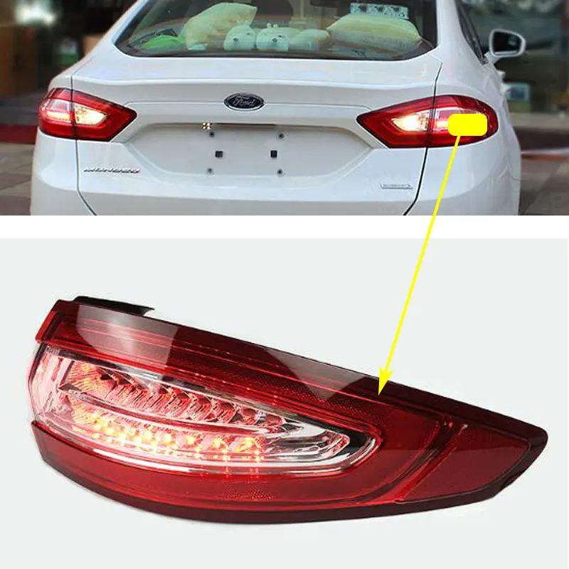 Автомобильный Стайлинг задний фонарь для Ford Mondeo 2013- задний светильник s светодиодный задний светильник светодиодный задний фонарь Ford Mondeo задний светильник s - Цвет: Многоцветный