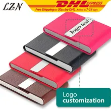 LZN Специальный стиль бизнес имя кредитный держатель для карт Модный чехол для карточек унисекс лазерная гравировка имя/дата/текст как свадебные подарки