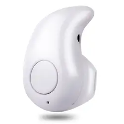 Мини беспроводные Bluetooth наушники гарнитура наушники вакуумные наушники (белый)
