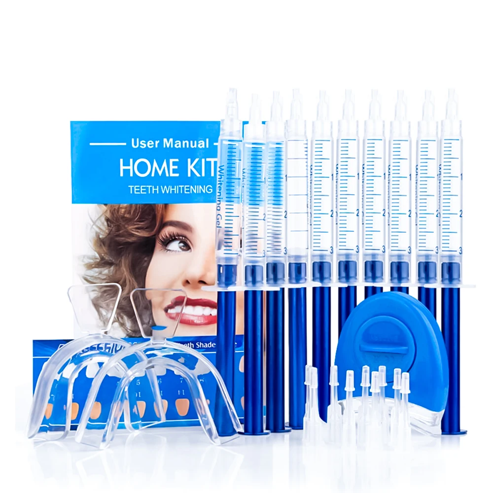 

Teeth Whitening Oral Gel Polish Pen Kits Peroxide Professional Bleaching Dental Hygiene Care Tools Tooth Whitener with LED Light