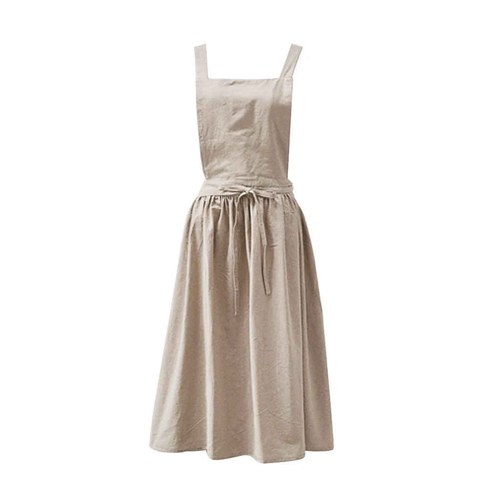 Buy Hot Sale Aprons Simple Washed Cotton Uniform