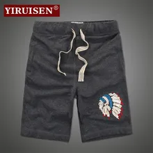 Бренд yiruisen Высокое качество Мужские шорты 3XL хлопок Мужские шорты кэжуал летние шорты бермуды Masculina