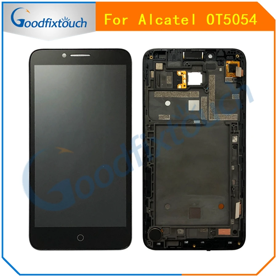 

For Alcatel One Touch Fierce XL OT5054 5054D 5054 5054N LCD Display Touch Screen Panel Digitizer Assembly With Frame Replacement
