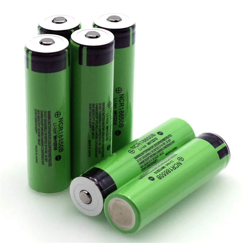 

VariCore Original 18650 3.7 v 3400 mah Lithium Rechargeable Battery NCR18650B with Pointed(No PCB) For flashlight batteries