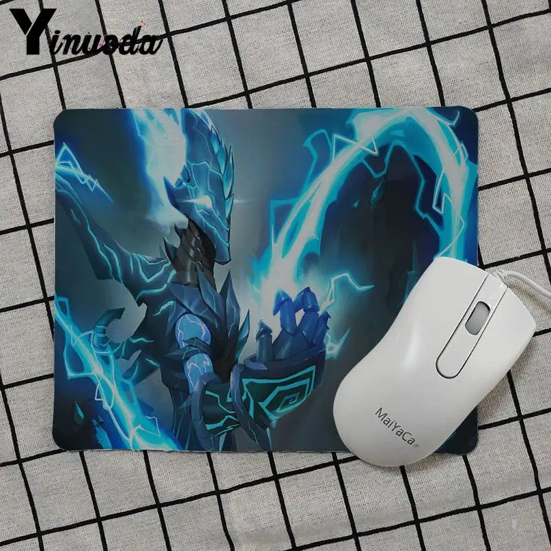 Yinuoda Винтаж Cool Dota 2 бритва индивидуальные коврики для мышки ноутбук коврик для мышки в стиле аниме ноутбук Нескользящая игровая коврик для мыши - Цвет: No Lock Edge18x22cm