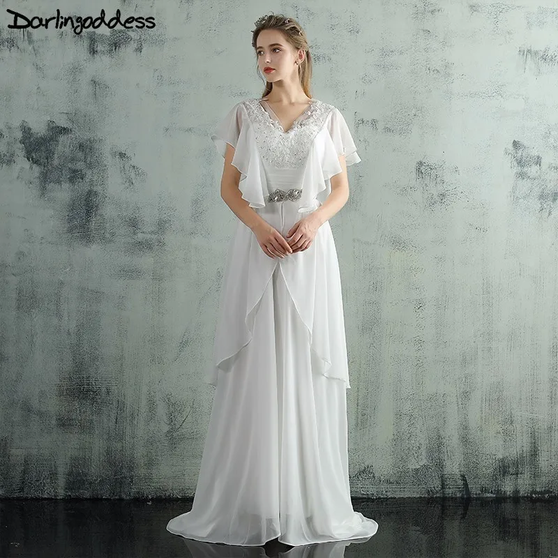 Aliexpress.com : Buy Darlingoddess Vintage Chiffon Beach Wedding ...