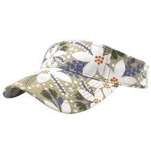 Для активного летнего спорта Топ Air cap s для мужчин женщин дышащий принт козырек кепки регулируемые солнцезащитные козырьки для гольфа, тенниса Беговая шапка