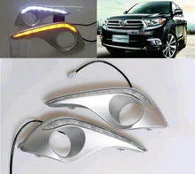 Tagfahrlicht Für Toyota Highlander 2012 mit bernstein blinker licht