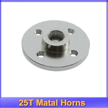1pc Servo Arm Round type Disc 25T Matal Horns For Towrer Pro MG995 MG996 Futaba ACE