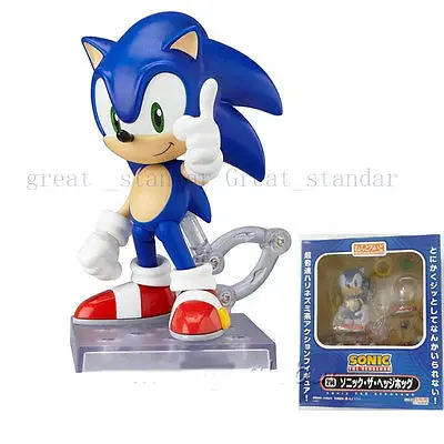 

10cm New Nendoroid 4" Anime Sonic The Hedgehog SEGA PVC Anime Action Figure Figurine Model Collection Toy Gift With Original Box
