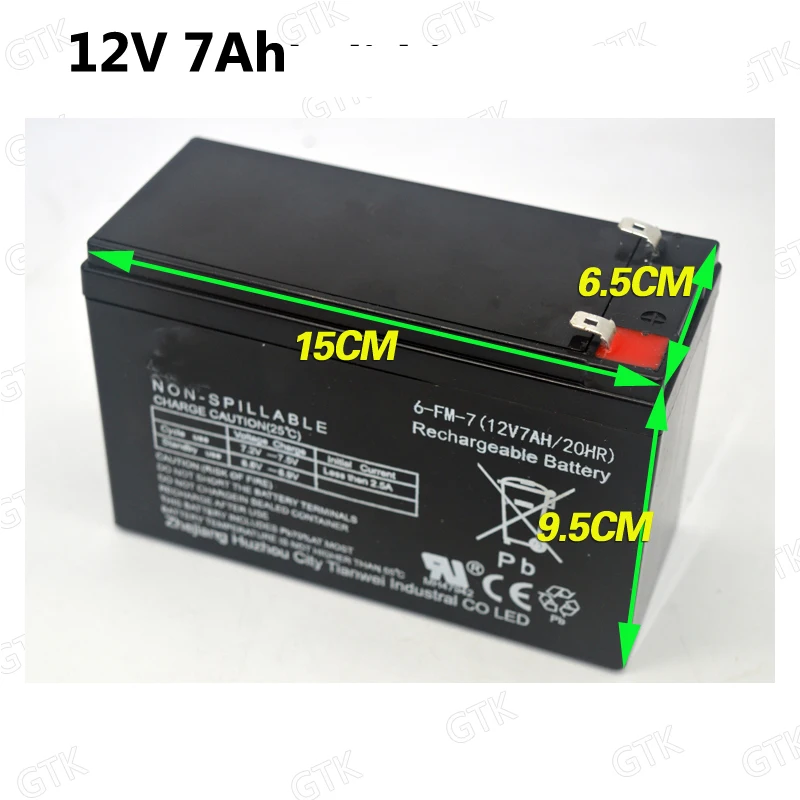 6В 4ah 4.5ah 7ah 10ah 12ah 12v 7Ah литиевая батарея для электронные весы, весы для контроля доступа по отпечаткам детская игрушка самолета rc батальон Танк UPS