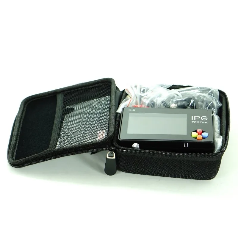 Urgraded H.265 4K IP CCTV Tester Monitor IPC1600 Plus 3.5inch touch screen IP Analog Camera Tester ONVIF PTZ WIFI 12V1A output