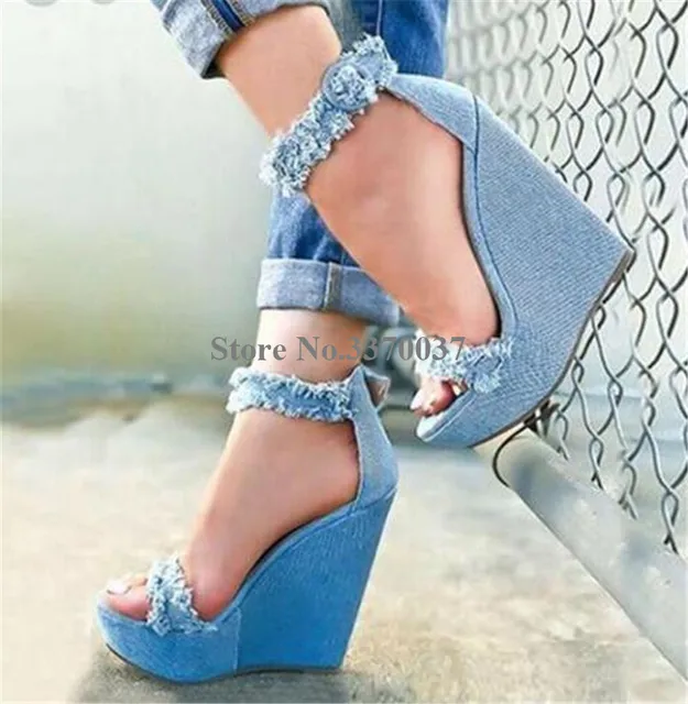 Jeans Wedges Shoes Outfits Sale Jeans With Wedges Outfits Hot Sale