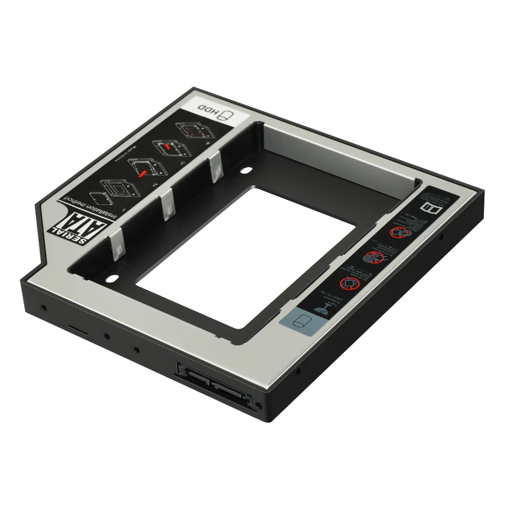 Sunдолина Новый 12 7 мм Универсальный 2 й HDD Caddy 5 &quotчехол для SSD SATA 3 0 ноутбука|Корпус