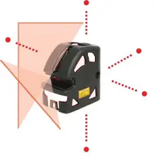 Sincon LP-106 линия магнитного поперечного лазерного уровня 1V1H, 5 точек