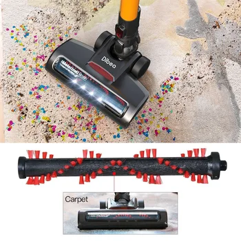 

Original Hard Rolling Brush For Dibea D18 Vacuum Cleaner Replacement Rolling Brush suitable for shag carpet and thicker carpet