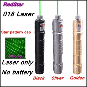 

ReadStar 018 high power Green laser pointer laser pen starry cap 3 colors body Laser only without 18650 battery and charger