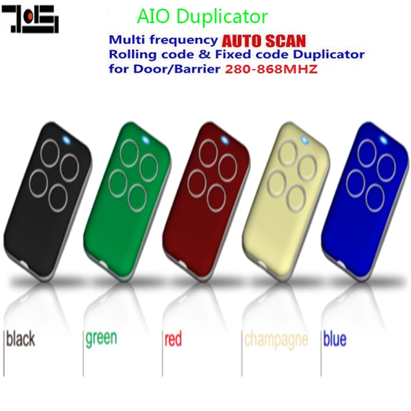 

3pcs Multi Frequency 280-868MHz AIO Duplicator Replacement Remote Rolling Code & Fixed Code