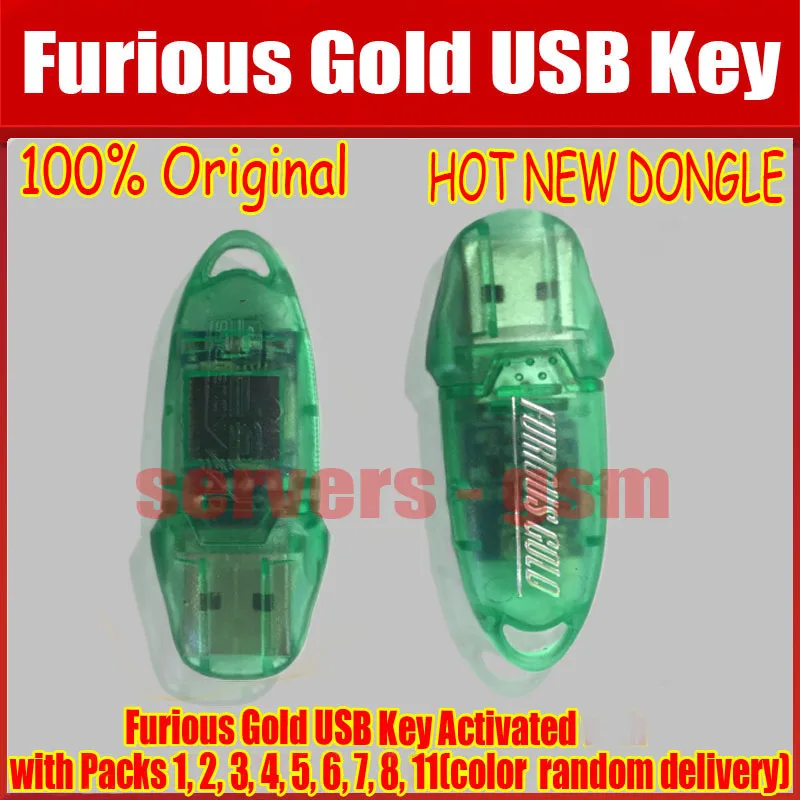 100% Оригинальный Furious Gold USB ключ активированный с (зеленый) упаковками 1 2 3 4 5 6 8 11|key