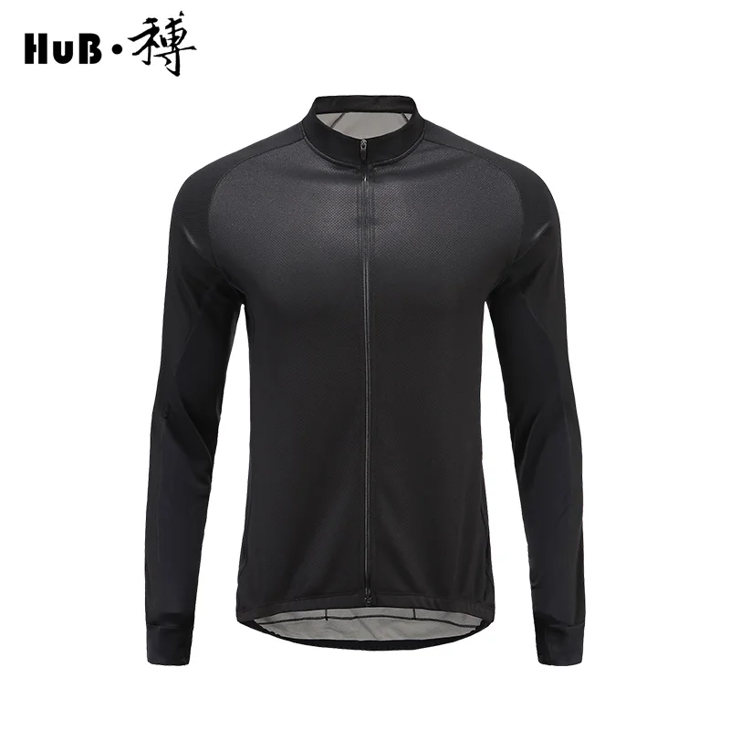 

HuB Professional competition cycling jersey warm and windproof riding clothing Outdoor sports Long sleeve road mtb Jersey