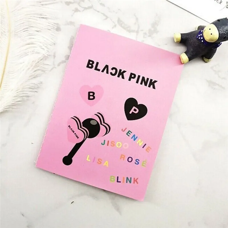 

Imixlot Pink Coloe Mini Cute Notebook Student's Diary Book Korean Style Notebook With Lined Paper Notepad for Kids Stationery