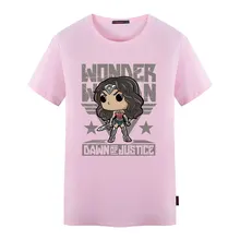 Wonder Woman Druck Mode t-shirt Männer Frauen Kurzarm Super hero Baumwolle Top-stücke T-shirt S-5XL