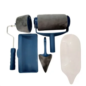 

Paint Runner Pro Roller Brush Tools Set Flocked Edger Office Room Wall Painting Roller Paint Brush Set for Wall Face Care Tool