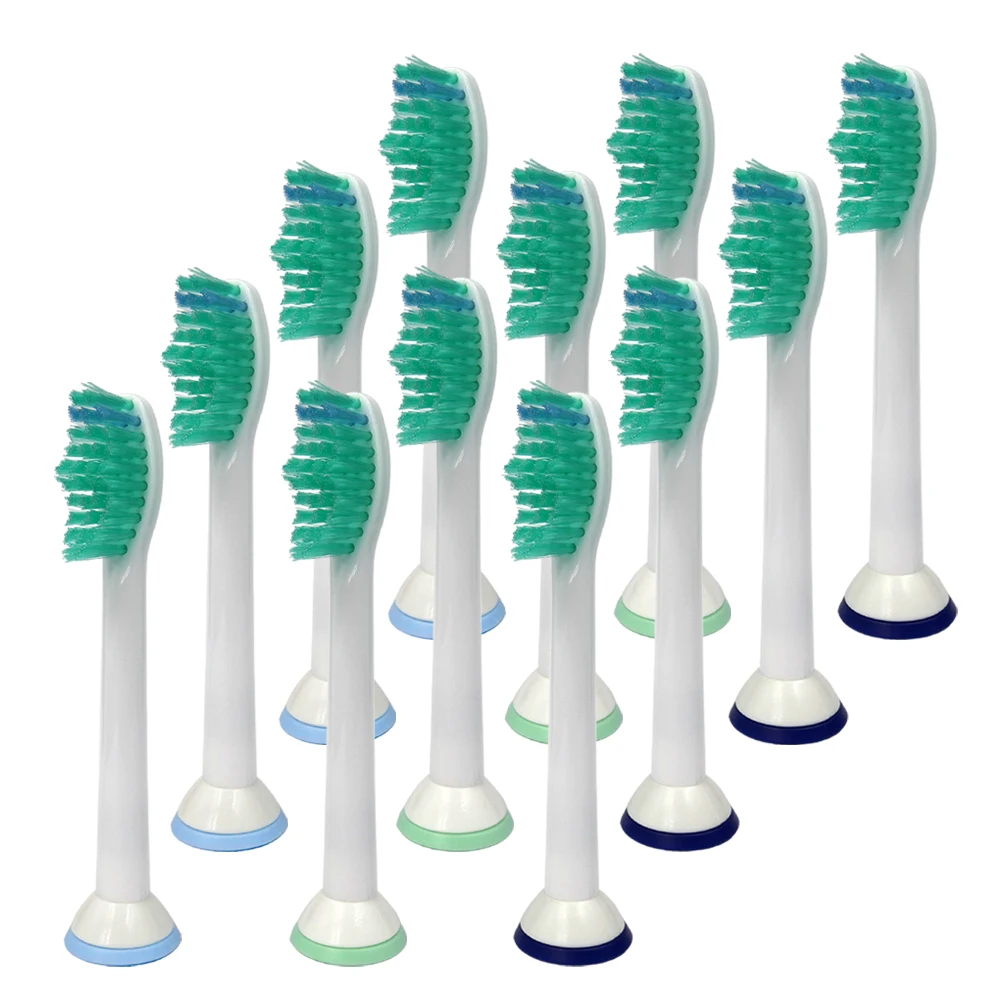 

12Pcs Tooth Brush Heads Electric Toothbrush Replacement Heads For Philips Sonicare Sensitive Easy Diamond Clean HX6013