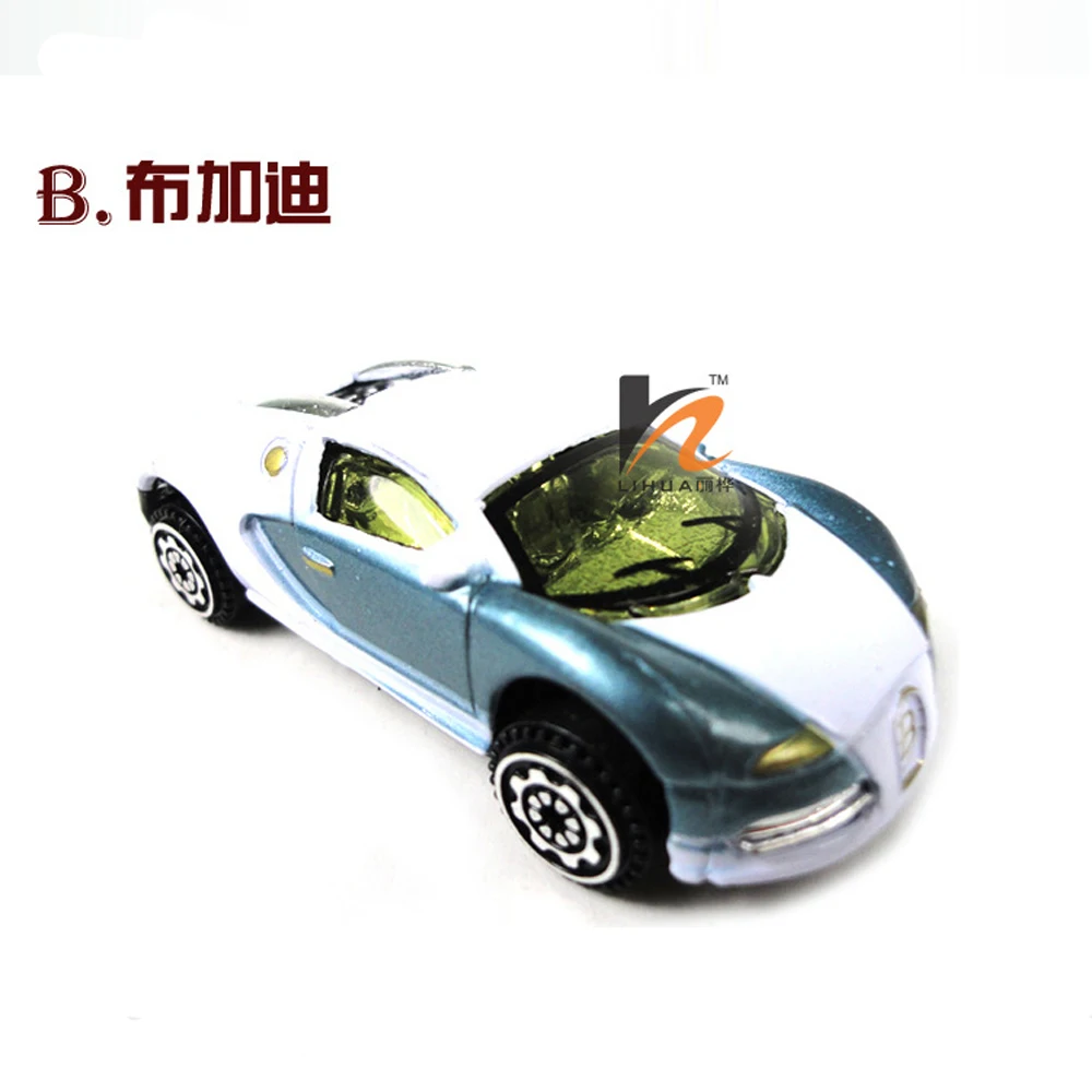 Классические игрушки! Спортивный автомобиль 1: 64 сплав Игрушечная модель автомобиля, раздвижной автомобиль случайный смешанный для ребенка Хэллоуин Рождество подарок на день рождения