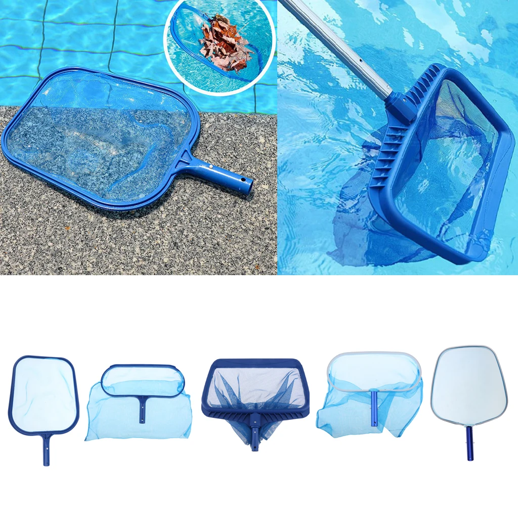 

Swimming Pool Skimmer Net Fine Mesh Deep Bag Leaf Catcher Cleaner Large for Faster Cleaning Won't Scratch Pool Liner