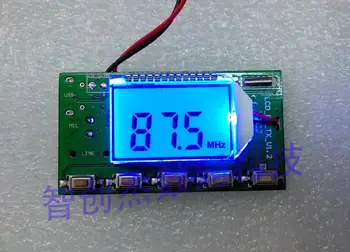 

FM Transmitter Module DSP & PLL Digital Wireless Microphone FM Stereo Transmitting frequency 87-108MHz standard for Ham Radio