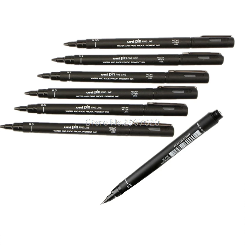 

1 Waterproof Uni Pin Drawing Pen Fine Point Fine Line Needle pen New