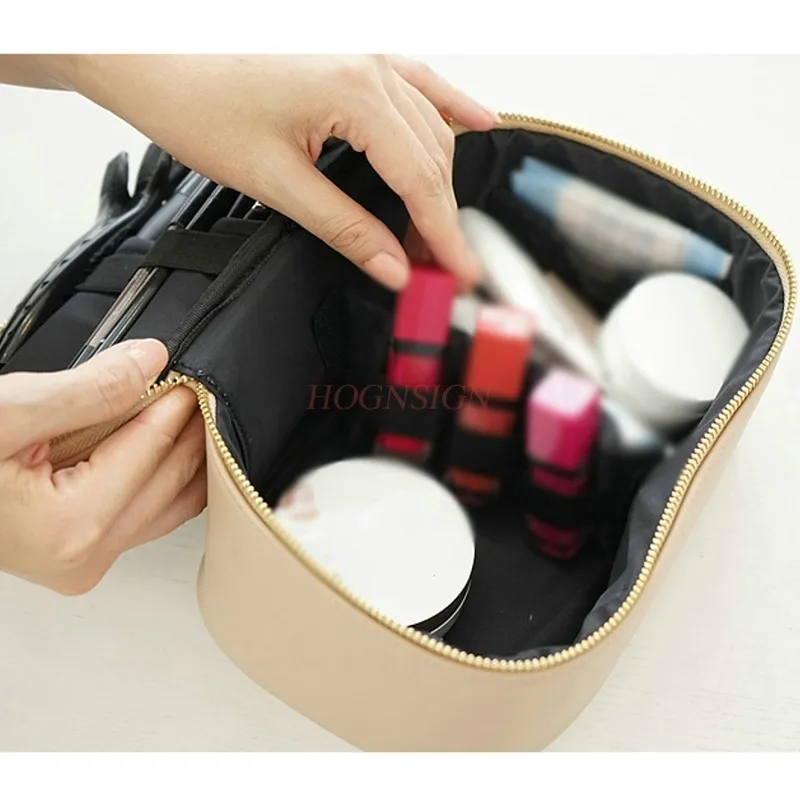 

Travel portable multi function large capacity cute simple portable cosmetics girl heart cosmetic
