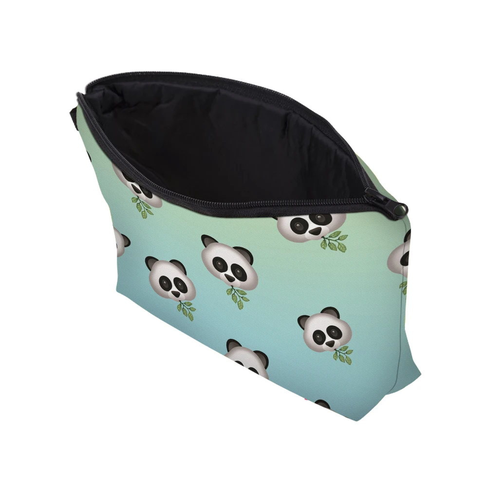 DAOXI لطيف الرموز التعبيرية الباندا التجميل حقيبة هدية مقلمة النساء حقيبة Trousse دي ماكويلاج Necessaire المنظم