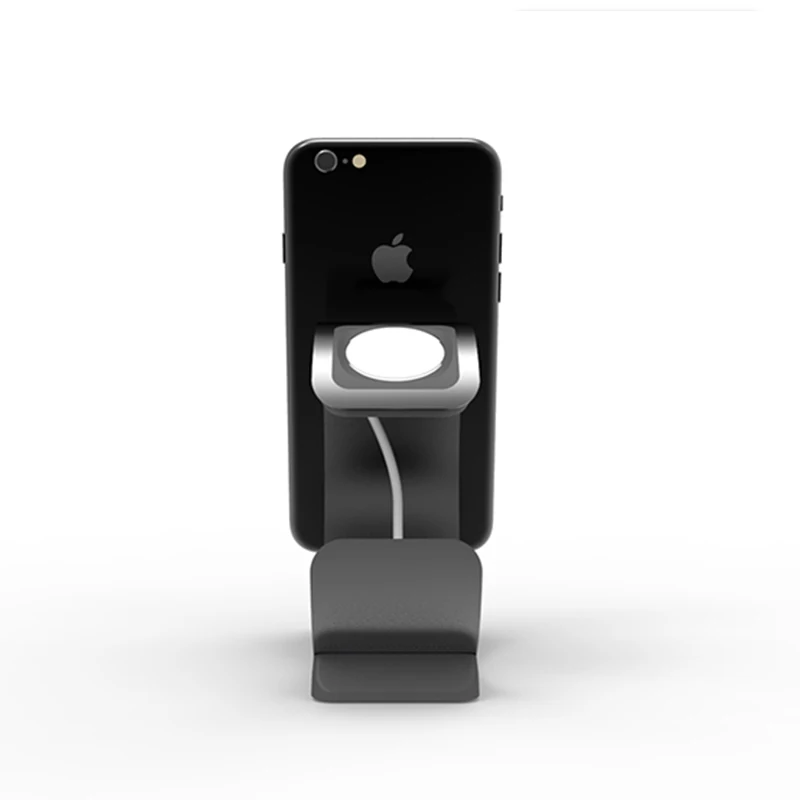Настольная зарядная док станция 2 в 1 для Apple Watch настольная подставка телефона ipad