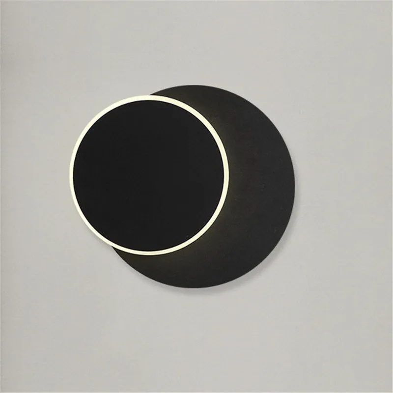 moon shape led wall lamp