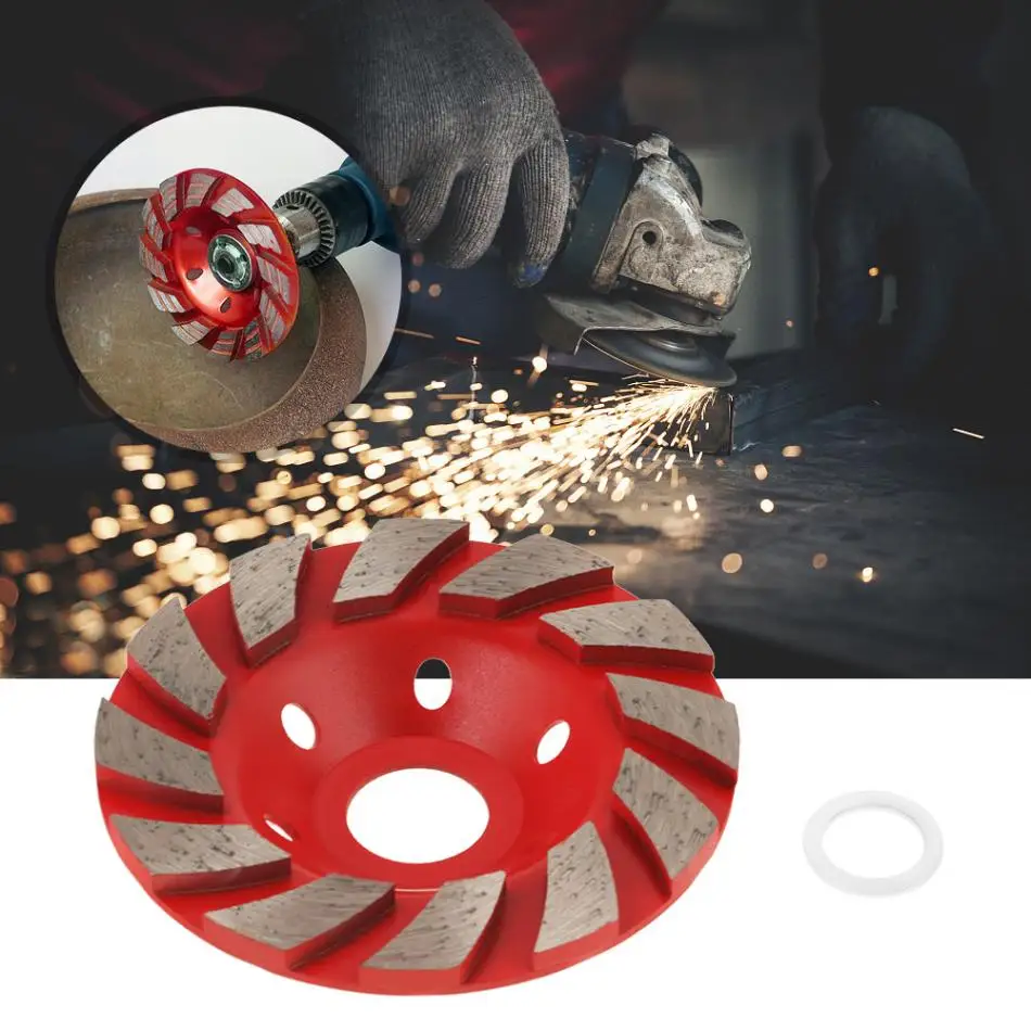 100 мм Алмазный шлифовальный круг, шлифовальный диск для камня, бетона, керамических полировочных инструментов, аксессуары