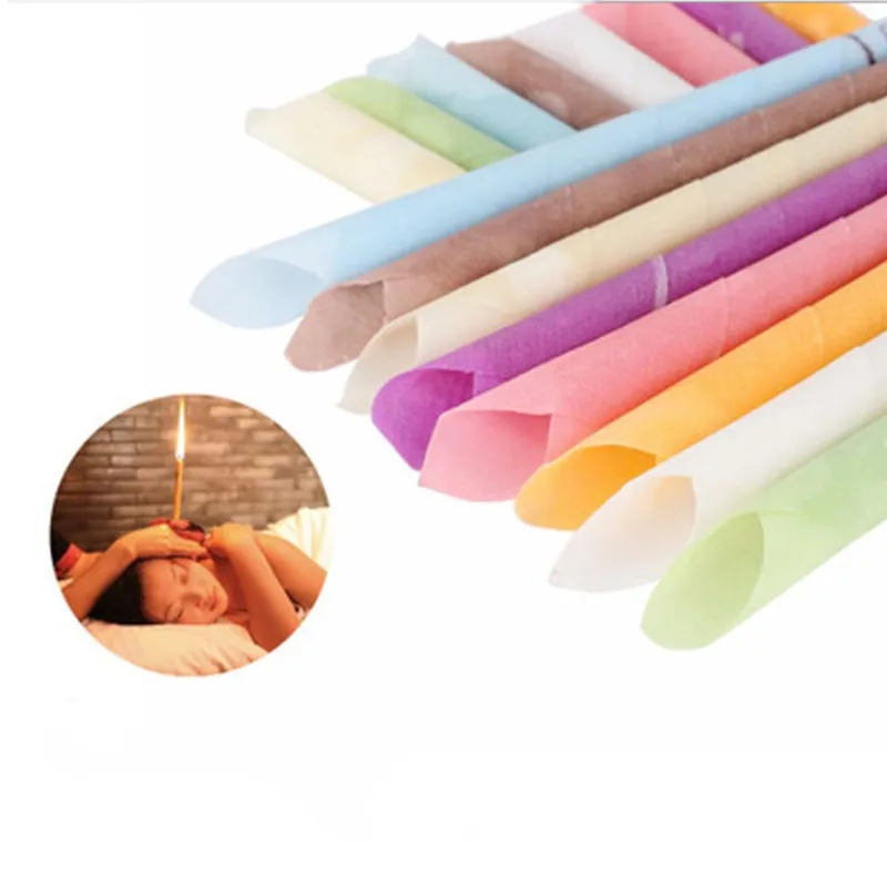 50 Pcs/Set Ear Cleaner Wax Removal Ear Candles Treatment Care Straight or Cone 8 colors Indiana Therapy Fragrance Candling 50 Pcs/Set Ear Cleaner Wax Removal Ear Candles Treatment Care Straight or Cone 8 colors Indiana Therapy Fragrance Candling