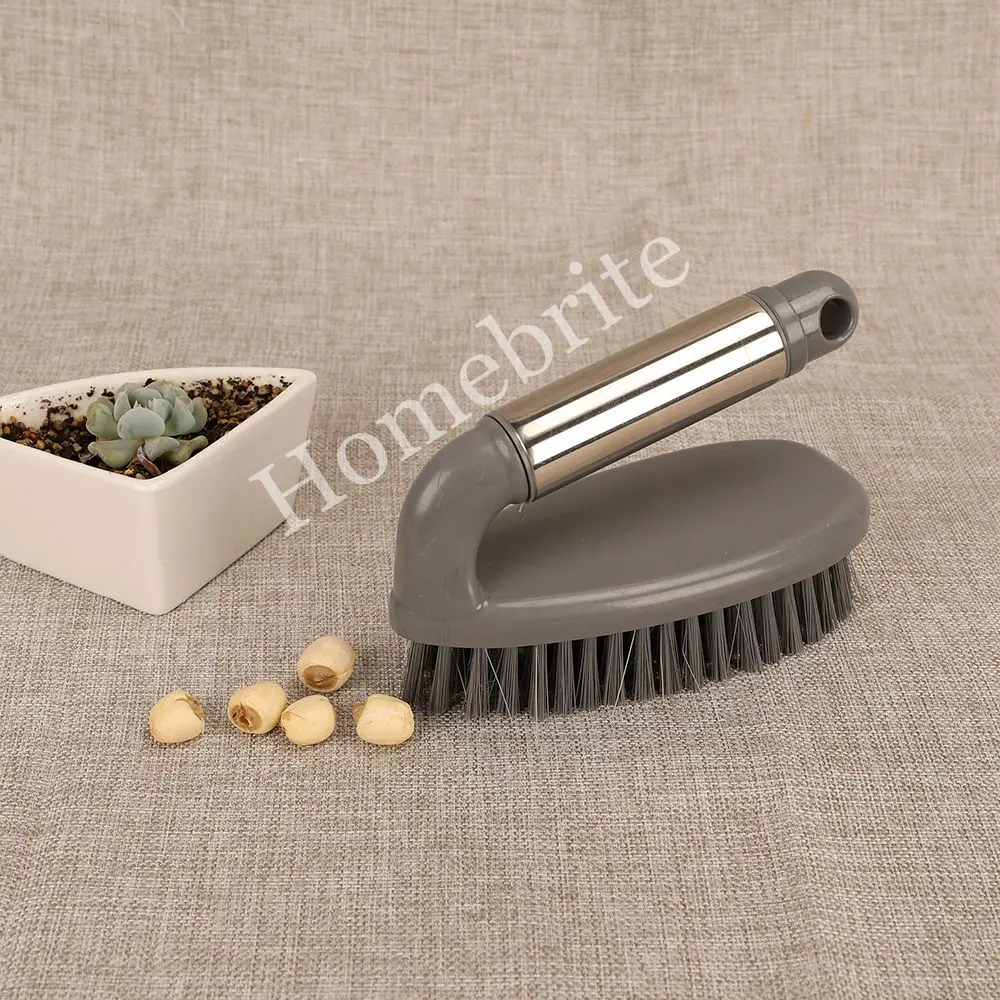 Hand held Stainless Steel Dish Brush Short Handle Cleaning Brush