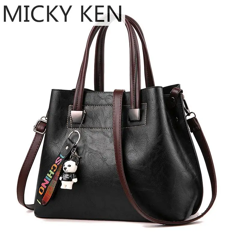 

2018 High Quality Winter New Women's Bag Bolsas Feminina Large Capacity Diagonal Tote Pu Leather Shoulder Bag