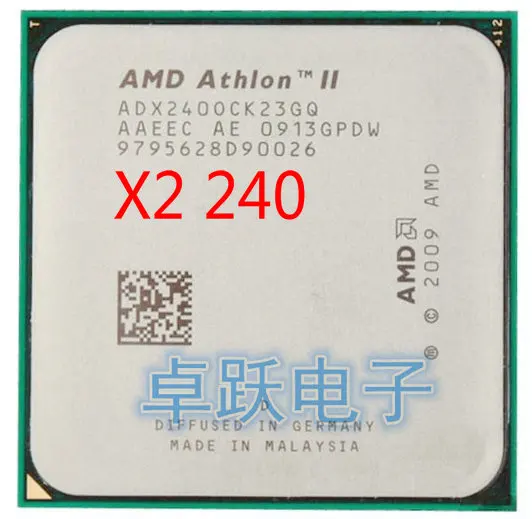 Amd Athlon Ii X2 240 Cpu Processor (2.8ghz/ 2m /2000ghz) Socket Am3 ...