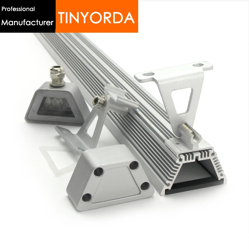 Tinyorda TWH5530 10 шт. (длина 1 м) 18 Вт 24 Мощный светодиодный настенный радиатор для 27 мм