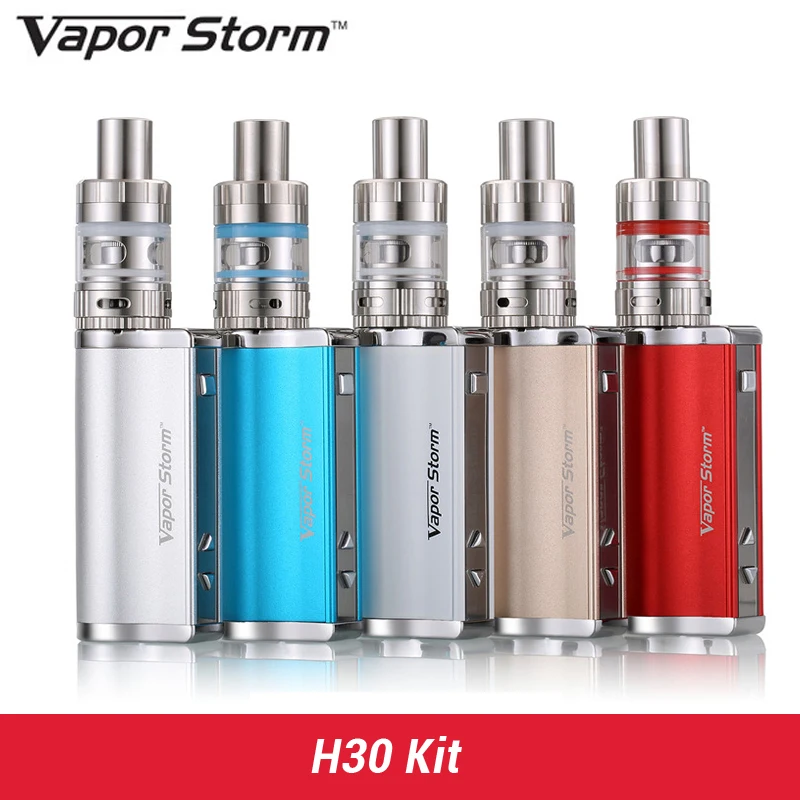 Electronic Cigarette Vapor Storm OLED H30 8.5v/ 30W 2200mah Box Mod Sub Ohm EC II Tank Battery Bulit-in E-cigarettes