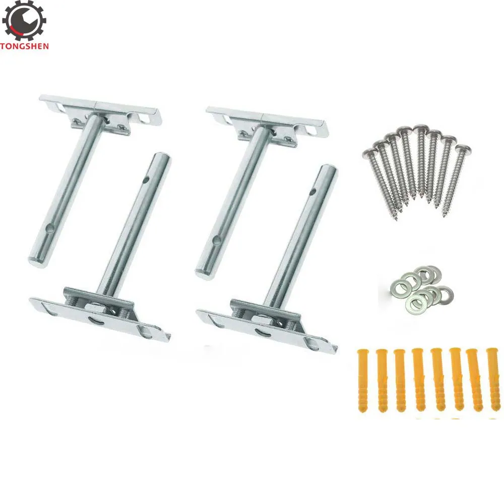 

4inch Adjustable Blind Shelf Floating Support Invisible Metal Brackets Concealed Mount Concealed Floating Wall Shelf Support