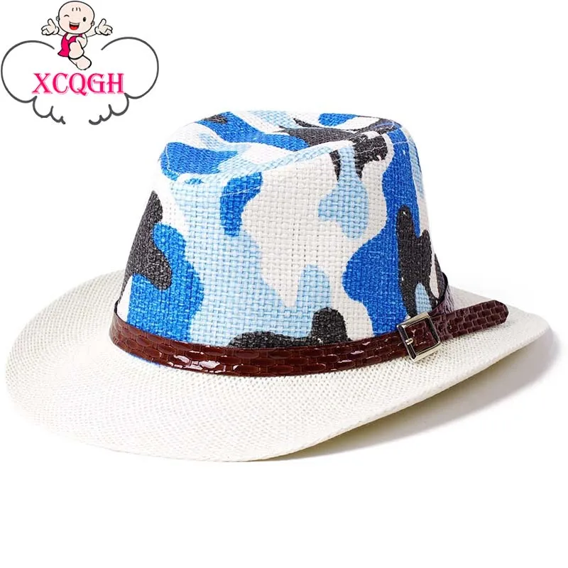 baby straw fedora hat