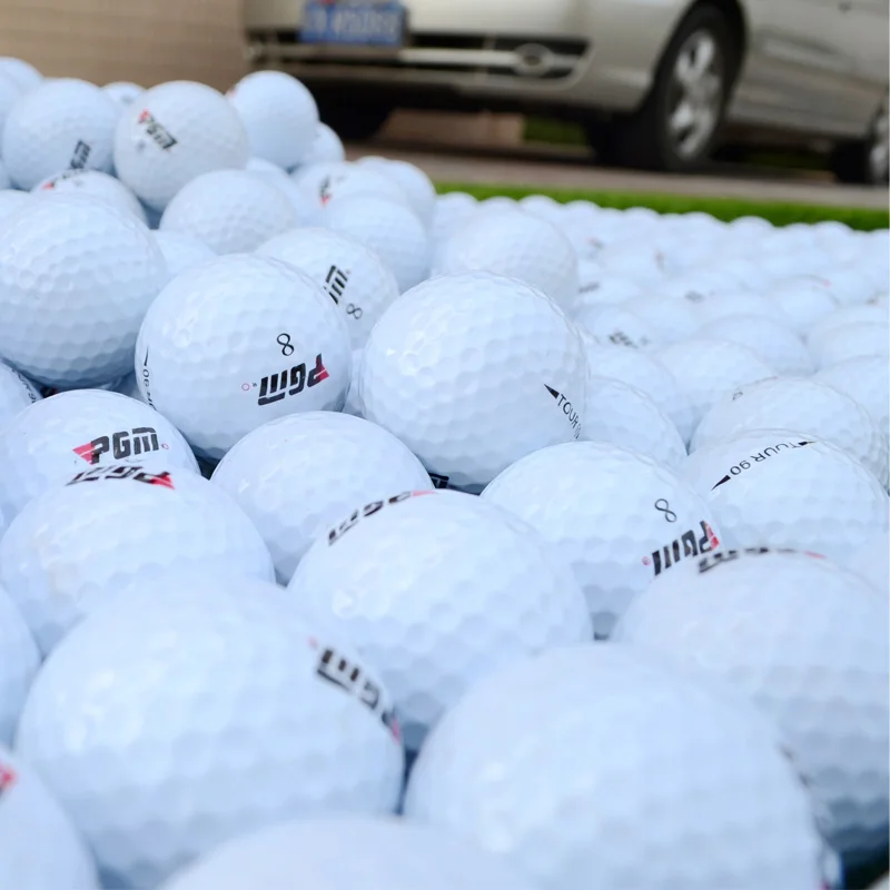 PGM Высококачественная игра "Уличный гольф" игра тренировочный матч соревнование резиновый трехслойный высококачественный мяч для гольфа