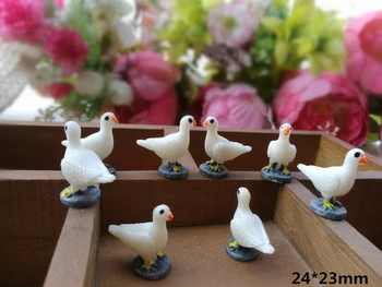 

resin micro landscape dove The fairy garden glass container bonsai landscape DIY furniture decorative arts and crafts 100pcs