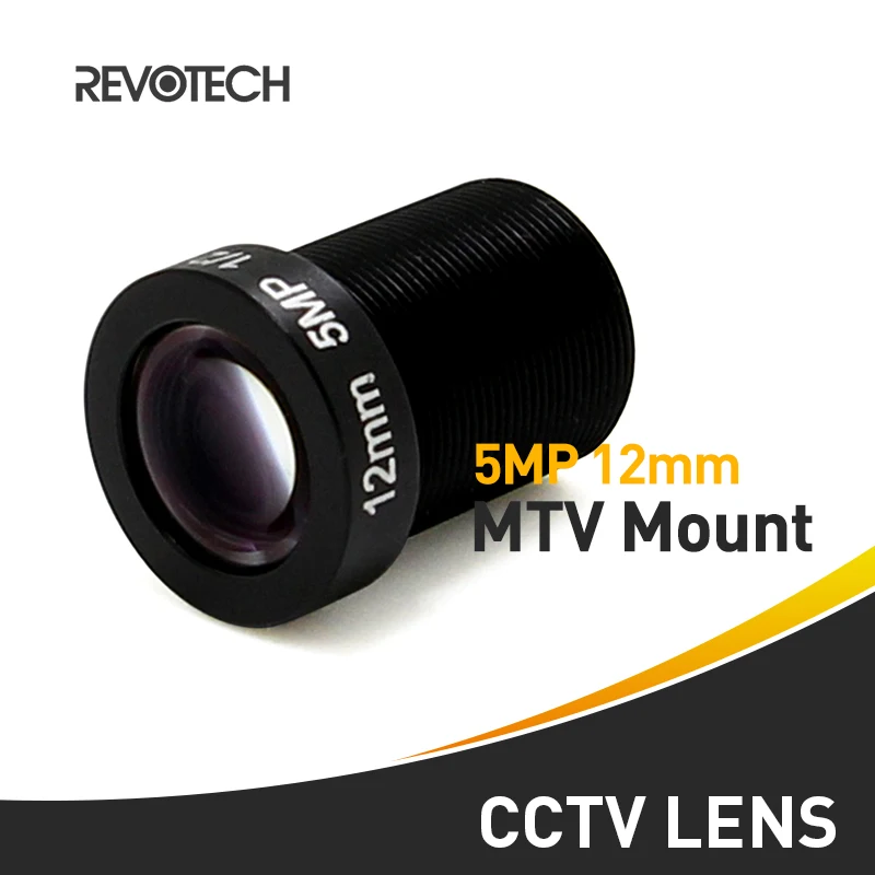 

5.0MP 12mm 32 Degree Surveillance Camera CCTV Lens 1/2.5'' For Full HD CCTV Camera IP Camera Fixed Iris MTV Mount