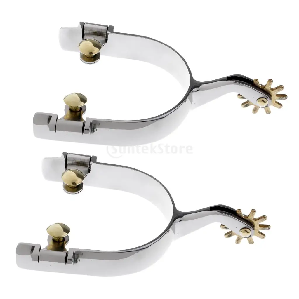 Men and Women Horse Spurs Equestrian Horse Riding Spurs Accessories 130mm/150mm